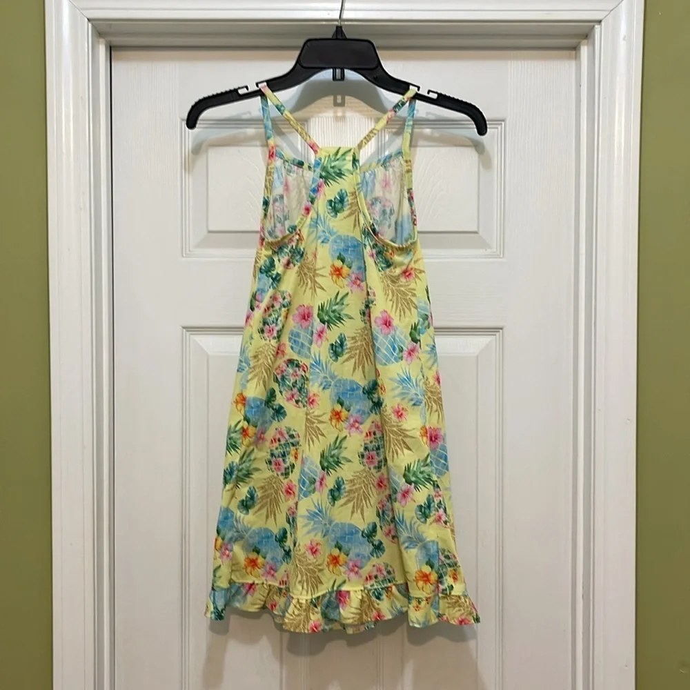 The Children’s Place -Hawaiian floral print spaghetti strap dress - youth M/M